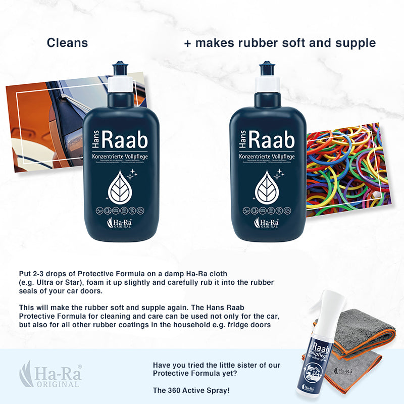 Cleaning rubber seals