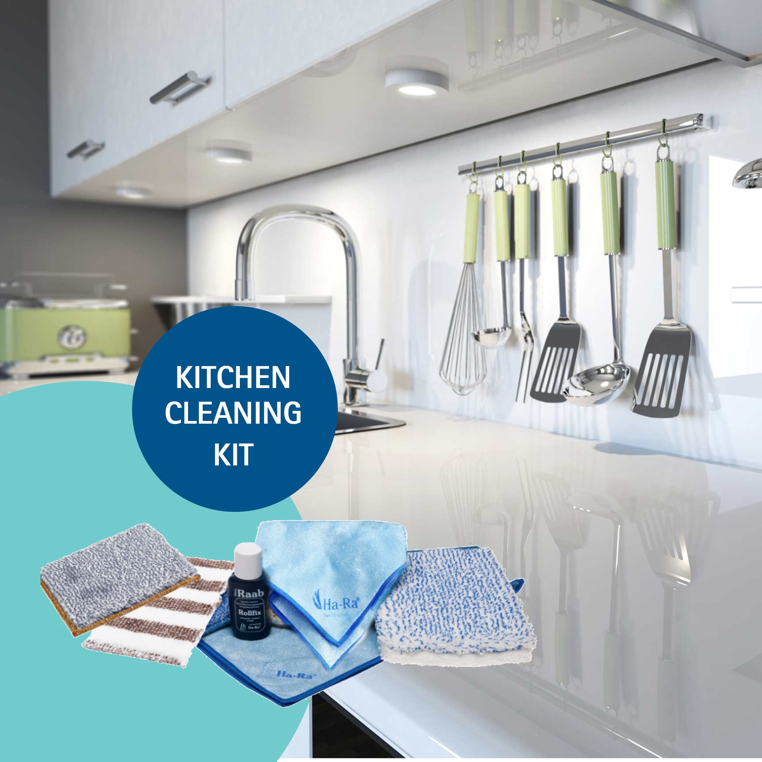 Kitchen Cleaning Kit: The Power to Sparkle and Shine!