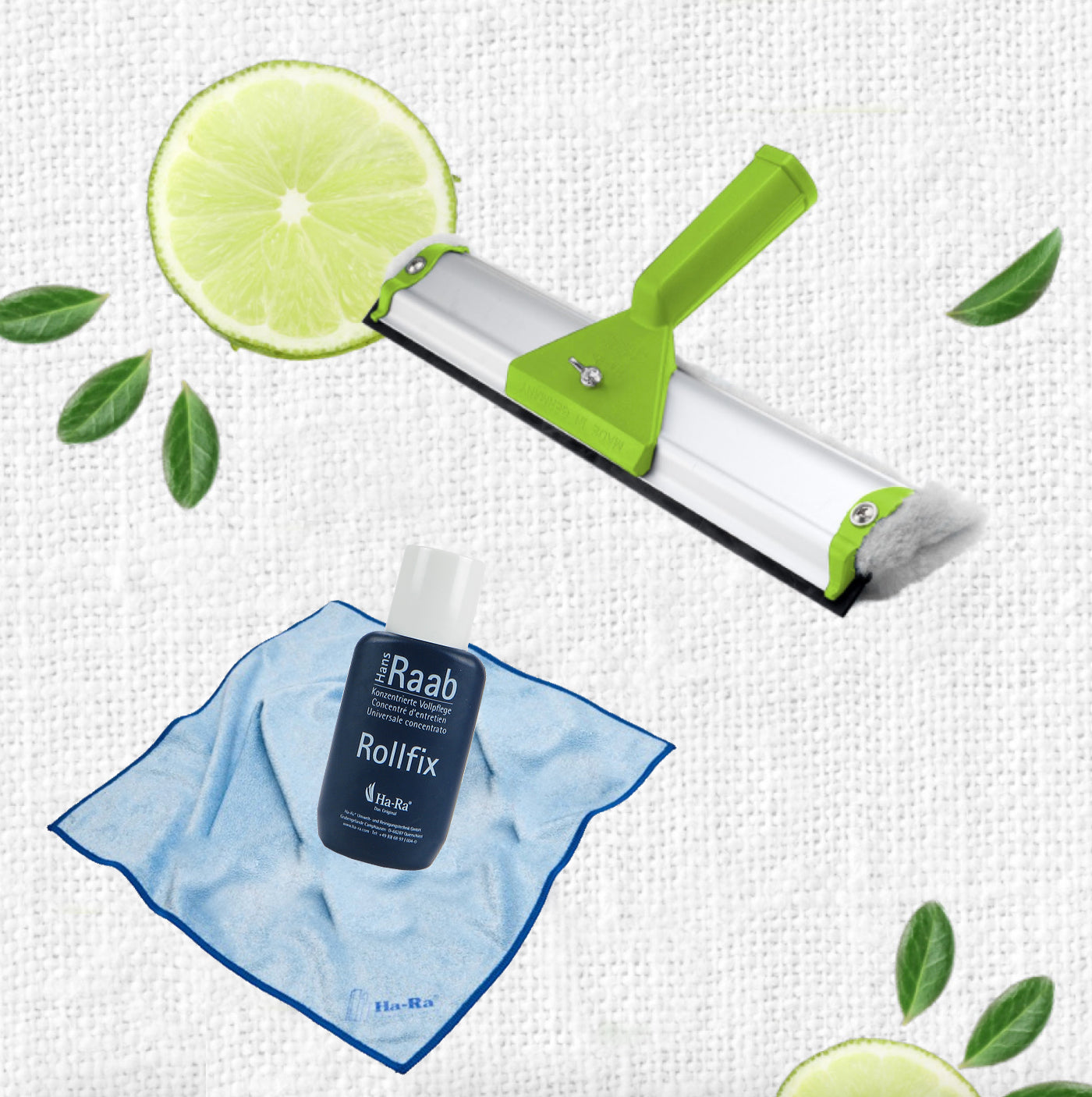 Festive deals have arrived: Ha-Ra's Window Cleaning Set in lime