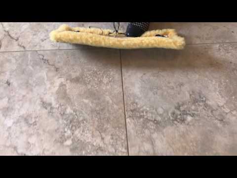 Sweeping the Floor with a Dry Dusting Pad