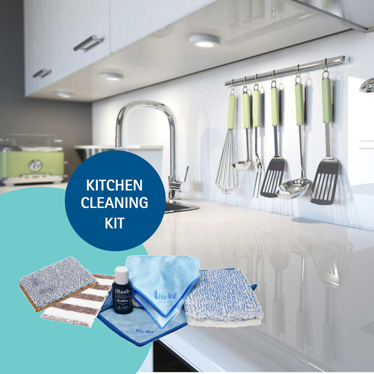 Kitchen Cleaning Kit The Power to Sparkle and Shine! HaRa Australia
