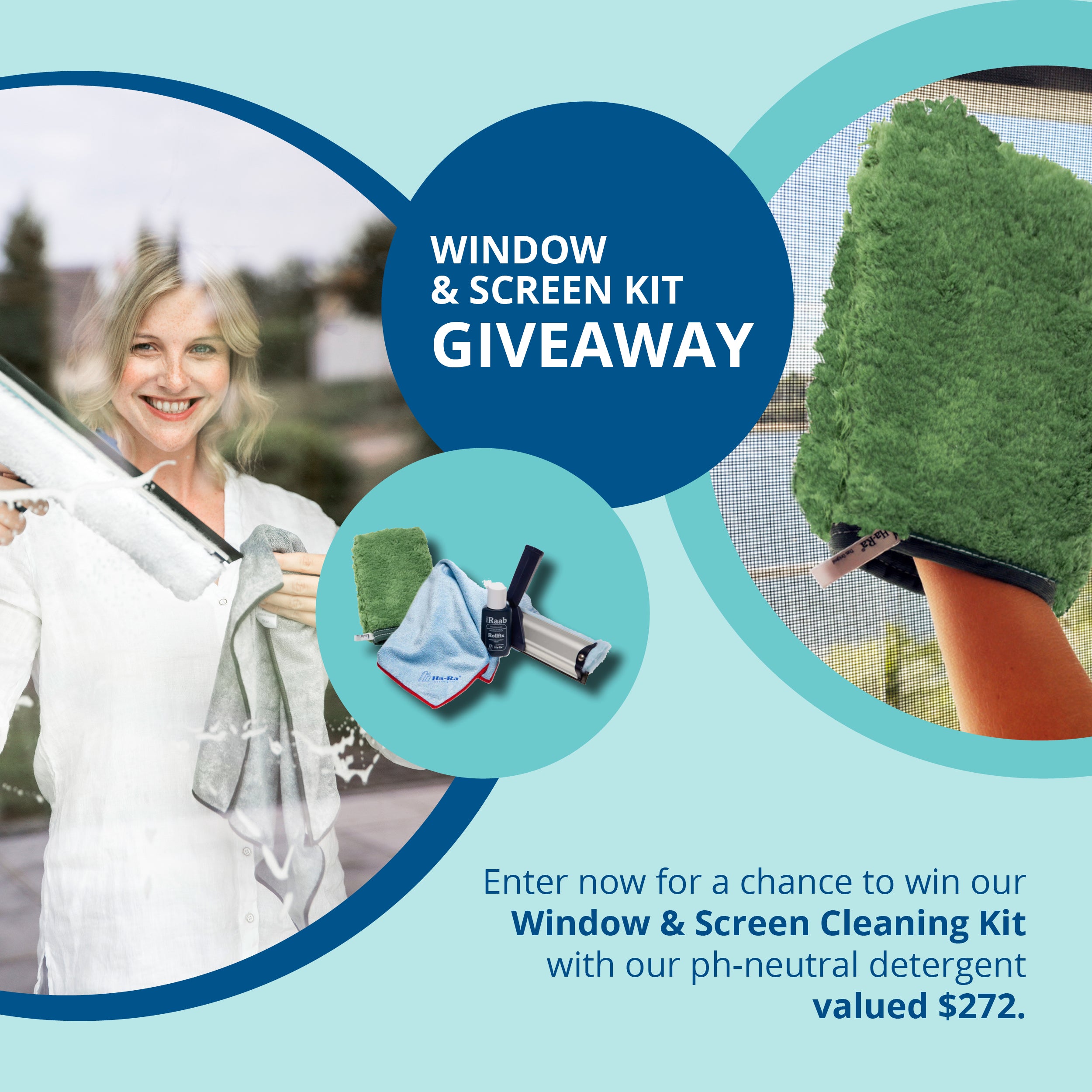 Giveaway: We're giving you a chance to WIN our incredible Ha-Ra Window & Screen Cleaning System