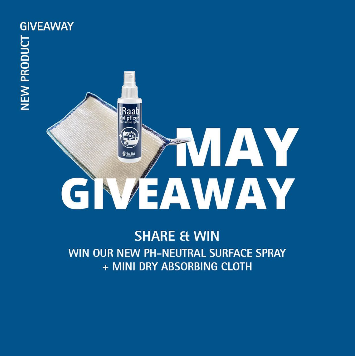 Absorbing Cloth May Giveaway!