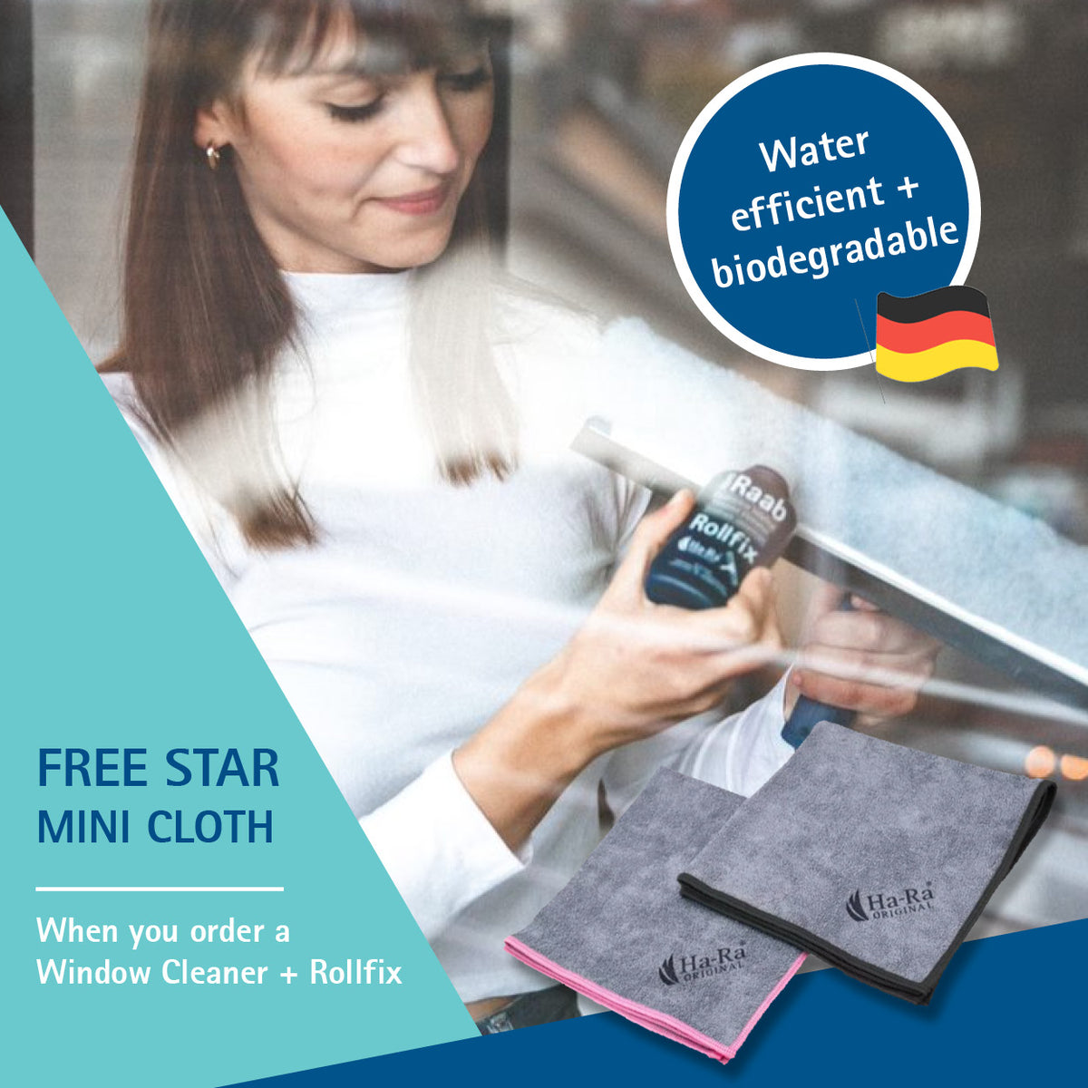 April SPECIAL: Order our Window Cleaner + Rollfix and receive a FREE M ...